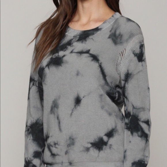 Fate Crew Neck Tie Dye Sweater 